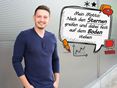 Mitarbeiter mit Sprechblase zur Ausbildung bei jonastone